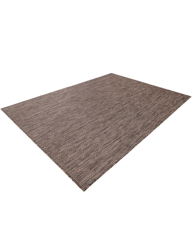Light Brown 5' 3 x 7' 1 Outdoor Solid Rectangle Area Rug Weather Resistant for Patio, Deck, Terrace, Balcony, Porch 100% Polypropylene Minimalist Waterproof Carpet for Sale at Rug Engine