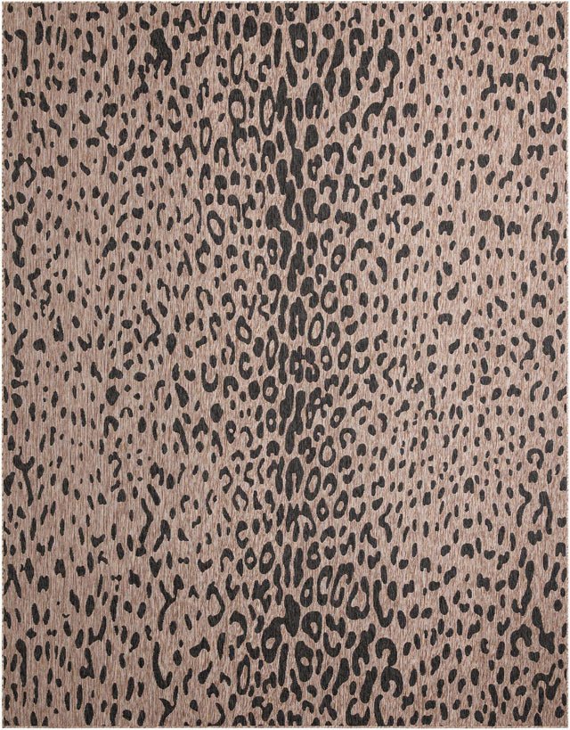 Natural 10' x 13' 1 Outdoor Safari Rectangle Area Rug Weather Resistant for Patio, Deck, Terrace, Balcony, Porch Animal Print Wildlife Nature Carpet for Sale at Rug Engine