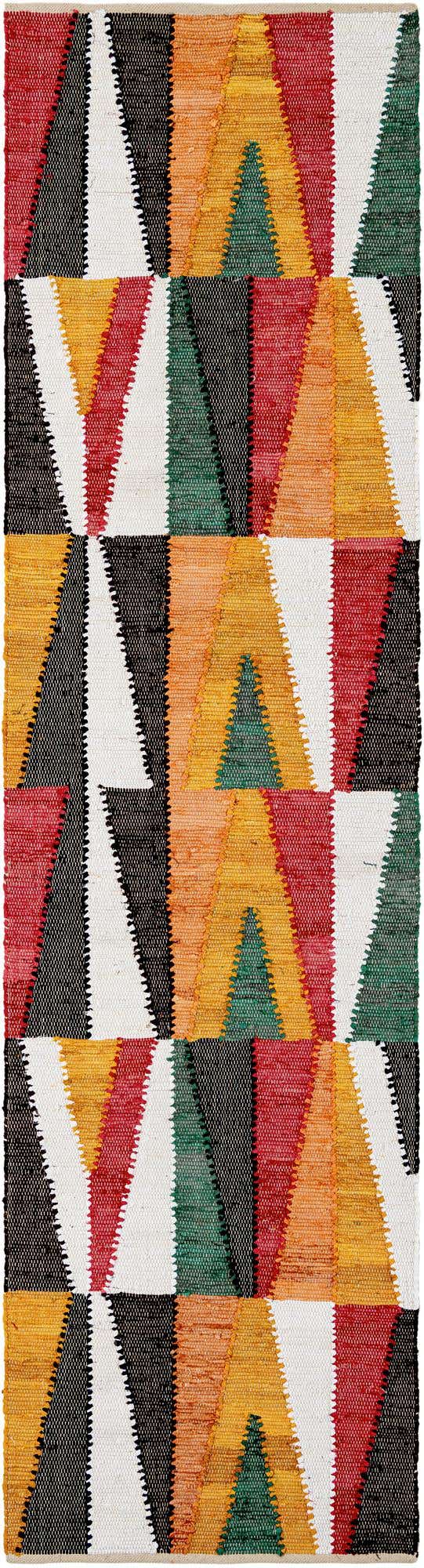 Multicolor 2' 7 x 10' Chindi Cotton Runner Area Rug Interior Design Home Decor Carpet Mat for Sale at Rug Engine