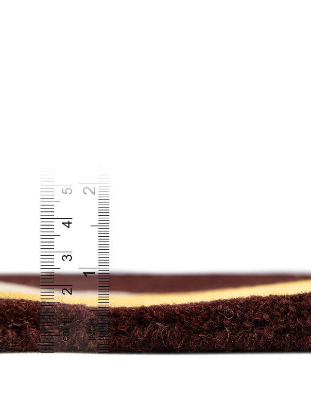 Yellow 5' 6 x 6' 1 Playtime Kids Wool Freeform Area Rug for Baby Nursery, Toddler Playroom, Bedrooms