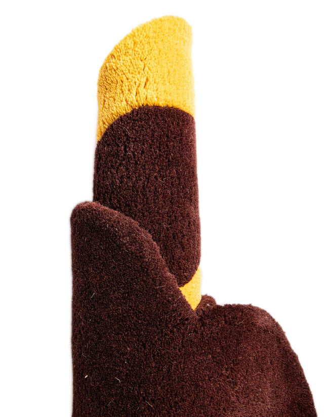 Yellow 5' 6 x 6' 1 Playtime Kids Wool Freeform Area Rug for Baby Nursery, Toddler Playroom, Bedrooms