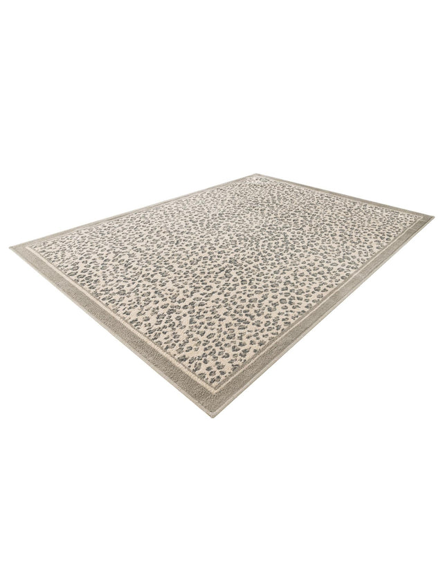 Gray 5' 1 x 7' 1 Wildlife Rectangle Area Rug Animal Print Safari Jungle Inspired Carpet for Unique Modern Interior Design for Sale at Rug Engine