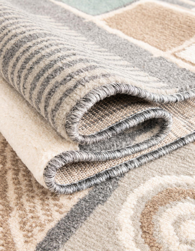 Multicolor 2' 7 x 10' Wildlife Runner Area Rug Animal Print Safari Jungle Inspired Carpet for Unique Modern Interior Design for Sale at Rug Engine