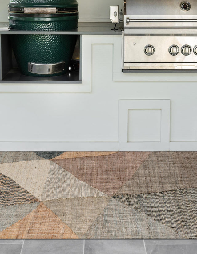 Multicolor 9' x 12' Kilim Jute Rectangle Area Rug 95% Jute & 5% Cotton Rustic Vintage Look Carpet for Unique Home Interior Design for Sale at Rug Engine