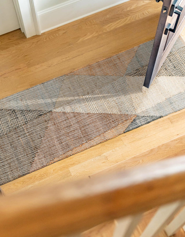 Multicolor 2' x 8' Kilim Jute Runner Area Rug 95% Jute & 5% Cotton Rustic Vintage Look Carpet for Unique Home Interior Design for Sale at Rug Engine