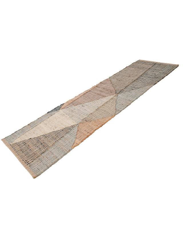Multicolor 2' x 8' Kilim Jute Runner Area Rug 95% Jute & 5% Cotton Rustic Vintage Look Carpet for Unique Home Interior Design for Sale at Rug Engine