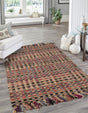 Multicolor 6' 1 x 9' Chunky Jute Rectangle Rug