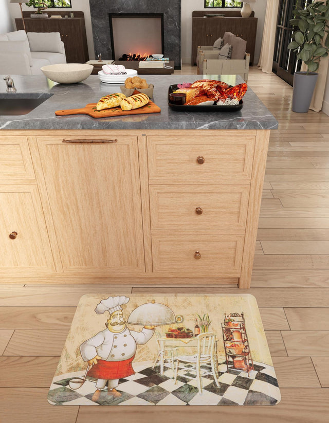 Anti-Fatigue Multicolor 2' x 3' Comfort Standing Mat for Kitchen, Bath, Laundry Room, Office Colorful PVC Durable Non-Slip Water Resistant Spill Proof Rug Thick Rubber for Sale at Rug Engine