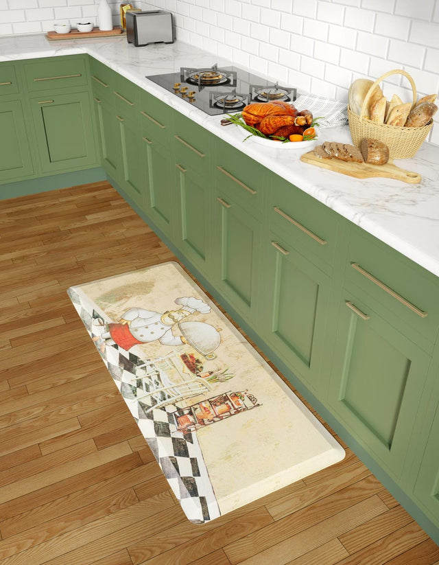 Anti-Fatigue Multicolor 2' x 5' Comfort Standing Mat for Kitchen, Bath, Laundry Room, Office Colorful PVC Durable Non-Slip Water Resistant Spill Proof Rug Thick Rubber for Sale at Rug Engine