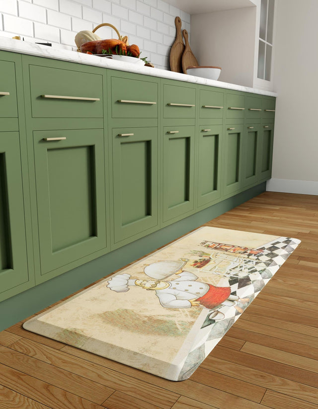 Anti-Fatigue Multicolor 2' x 5' Comfort Standing Mat for Kitchen, Bath, Laundry Room, Office Colorful PVC Durable Non-Slip Water Resistant Spill Proof Rug Thick Rubber for Sale at Rug Engine