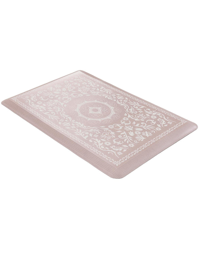 Anti-Fatigue Beige 2' x 3' Comfort Standing Mat for Kitchen, Bath, Laundry Room, Office Colorful PVC Durable Non-Slip Water Resistant Spill Proof Rug Thick Rubber for Sale at Rug Engine