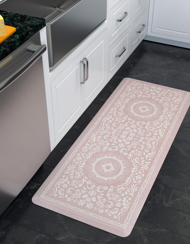 Anti-Fatigue Beige 2' x 3' Comfort Standing Mat for Kitchen, Bath, Laundry Room, Office Colorful PVC Durable Non-Slip Water Resistant Spill Proof Rug Thick Rubber for Sale at Rug Engine