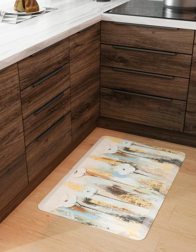 Anti-Fatigue Multicolor 2' x 3' Comfort Standing Mat for Kitchen, Bath, Laundry Room, Office Colorful PVC Durable Non-Slip Water Resistant Spill Proof Rug Thick Rubber for Sale at Rug Engine