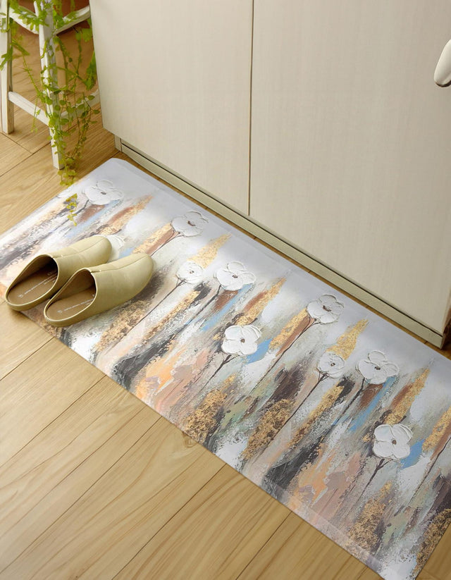 Anti-Fatigue Multicolor 2' x 5' Comfort Standing Mat for Kitchen, Bath, Laundry Room, Office Colorful PVC Durable Non-Slip Water Resistant Spill Proof Rug Thick Rubber for Sale at Rug Engine