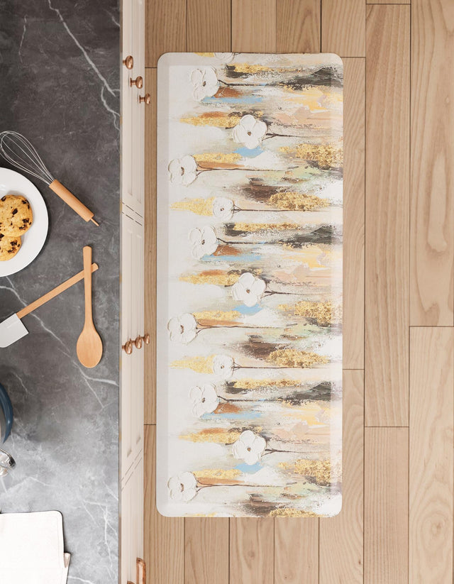 Anti-Fatigue Multicolor 2' x 5' Comfort Standing Mat for Kitchen, Bath, Laundry Room, Office Colorful PVC Durable Non-Slip Water Resistant Spill Proof Rug Thick Rubber for Sale at Rug Engine