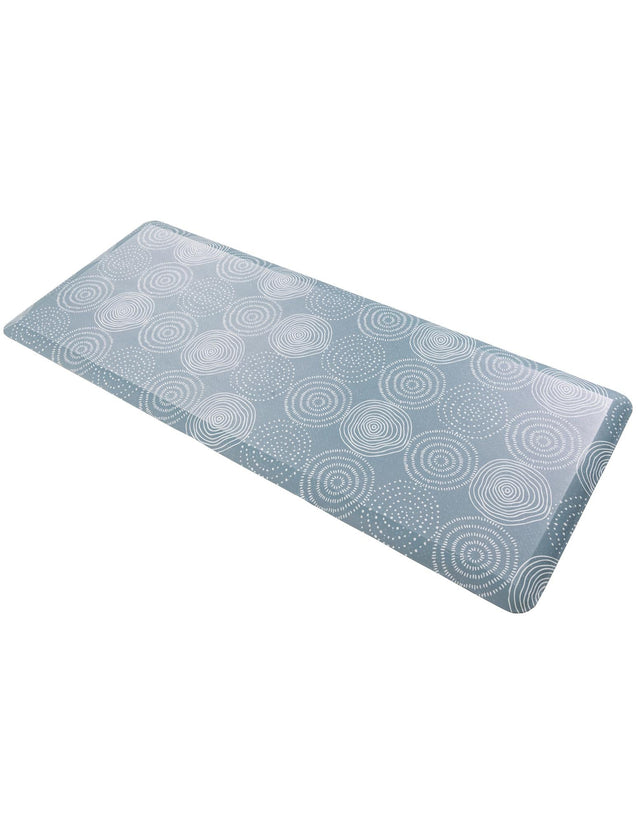 Anti-Fatigue Blue 2' x 5' Comfort Standing Mat for Kitchen, Bath, Laundry Room, Office Colorful PVC Durable Non-Slip Water Resistant Spill Proof Rug Thick Rubber for Sale at Rug Engine