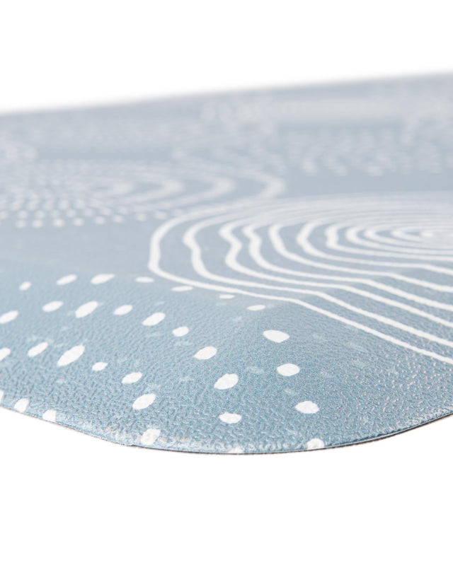 Anti-Fatigue Blue 2' x 5' Comfort Standing Mat for Kitchen, Bath, Laundry Room, Office Colorful PVC Durable Non-Slip Water Resistant Spill Proof Rug Thick Rubber for Sale at Rug Engine