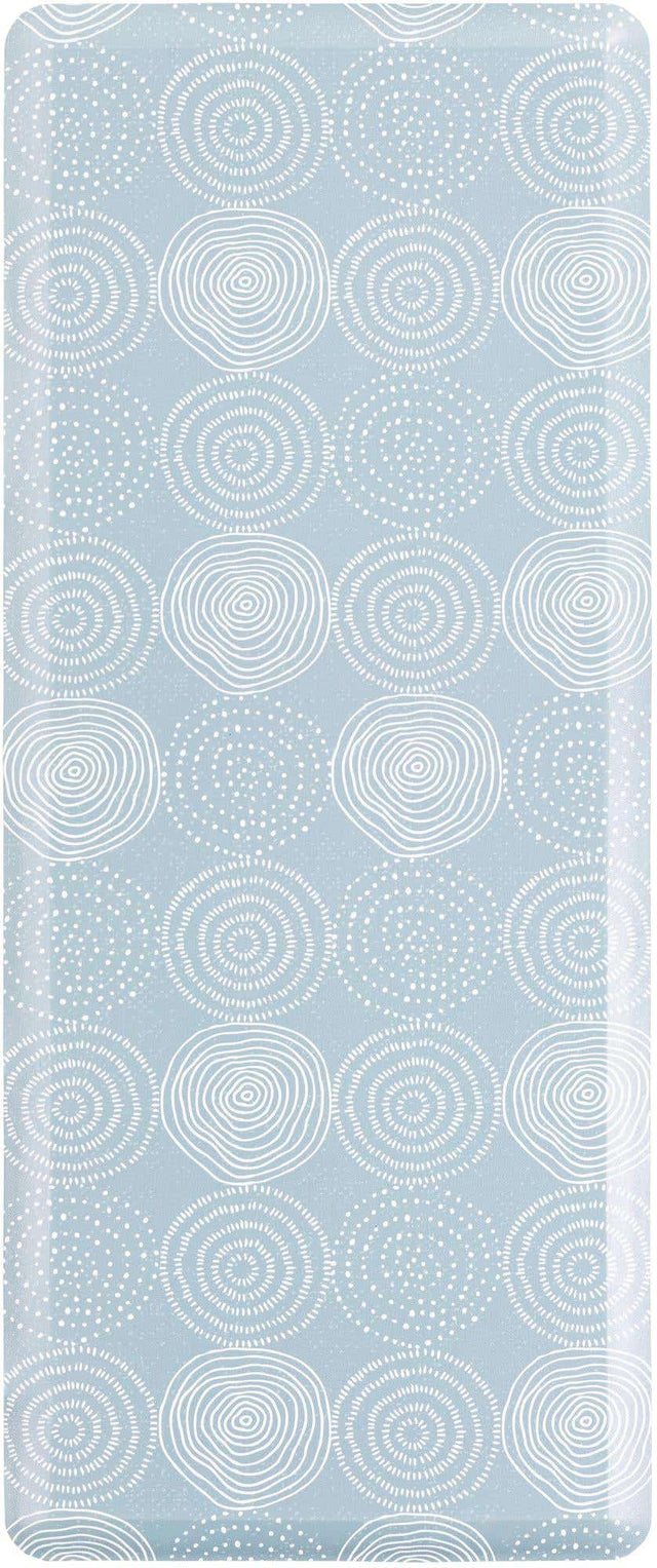 Anti-Fatigue Blue 2' x 5' Comfort Standing Mat for Kitchen, Bath, Laundry Room, Office Colorful PVC Durable Non-Slip Water Resistant Spill Proof Rug Thick Rubber for Sale at Rug Engine