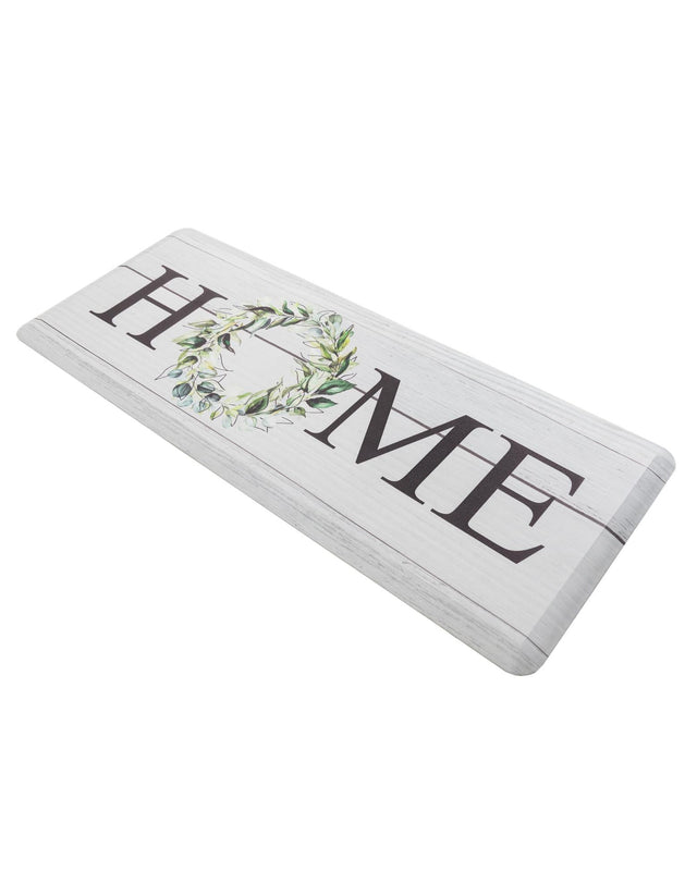 Anti-Fatigue White 2' x 5' Comfort Standing Mat for Kitchen, Bath, Laundry Room, Office Colorful PVC Durable Non-Slip Water Resistant Spill Proof Rug Thick Rubber for Sale at Rug Engine