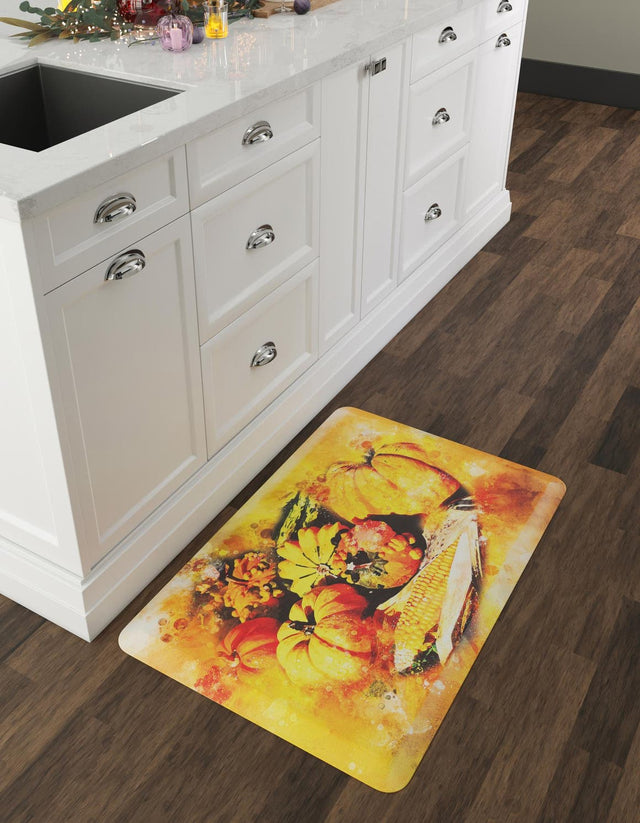 Seasonal Festive Anti-Fatigue Multicolor 2' x 3' Comfort Standing Mat for Kitchen, Bath, Laundry Room, Office Colorful PVC Durable Non-Slip Water Resistant Spill Proof Rug Thick Rubber for Sale at Rug Engine