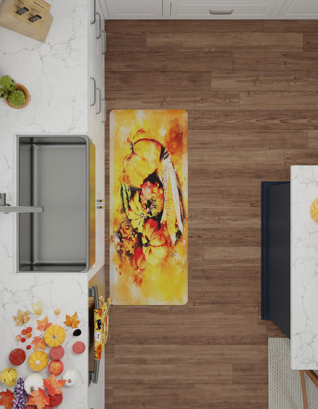 Seasonal Festive Anti-Fatigue Multicolor 2' x 5' Comfort Standing Mat for Kitchen, Bath, Laundry Room, Office Colorful PVC Durable Non-Slip Water Resistant Spill Proof Rug Thick Rubber for Sale at Rug Engine