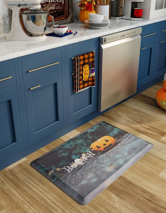 Seasonal Festive Anti-Fatigue Multicolor 2' x 3' Comfort Standing Mat for Kitchen, Bath, Laundry Room, Office Colorful PVC Durable Non-Slip Water Resistant Spill Proof Rug Thick Rubber for Sale at Rug Engine