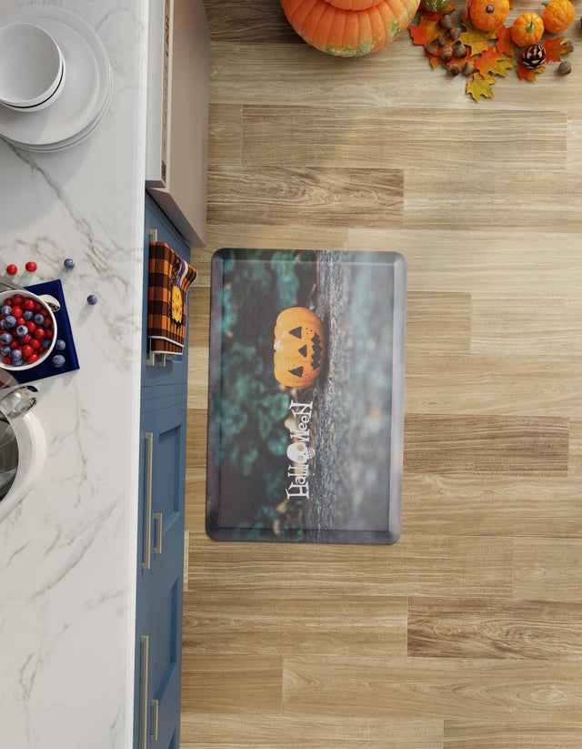 Seasonal Festive Anti-Fatigue Multicolor 2' x 3' Comfort Standing Mat for Kitchen, Bath, Laundry Room, Office Colorful PVC Durable Non-Slip Water Resistant Spill Proof Rug Thick Rubber for Sale at Rug Engine