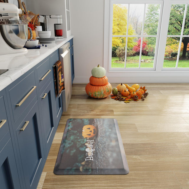 Seasonal Festive Anti-Fatigue Multicolor 2' x 3' Comfort Standing Mat for Kitchen, Bath, Laundry Room, Office Colorful PVC Durable Non-Slip Water Resistant Spill Proof Rug Thick Rubber for Sale at Rug Engine