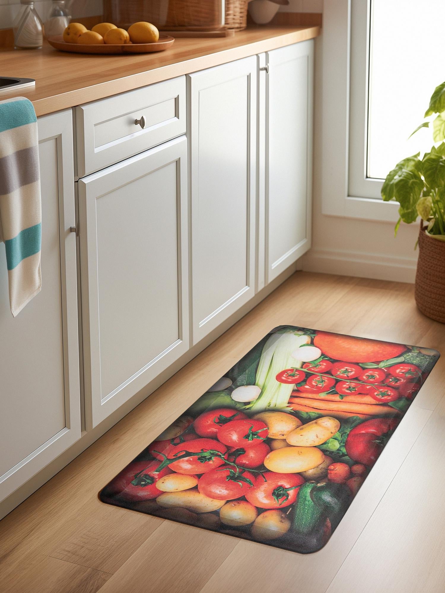 Anti-Fatigue Multicolor 2' x 3' Comfort Standing Mat  for Kitchen, Bath, Laundry Room, Office Colorful PVC Durable Non-Slip Water Resistant Spill Proof Rug Thick Rubber for Sale at Rug Engine