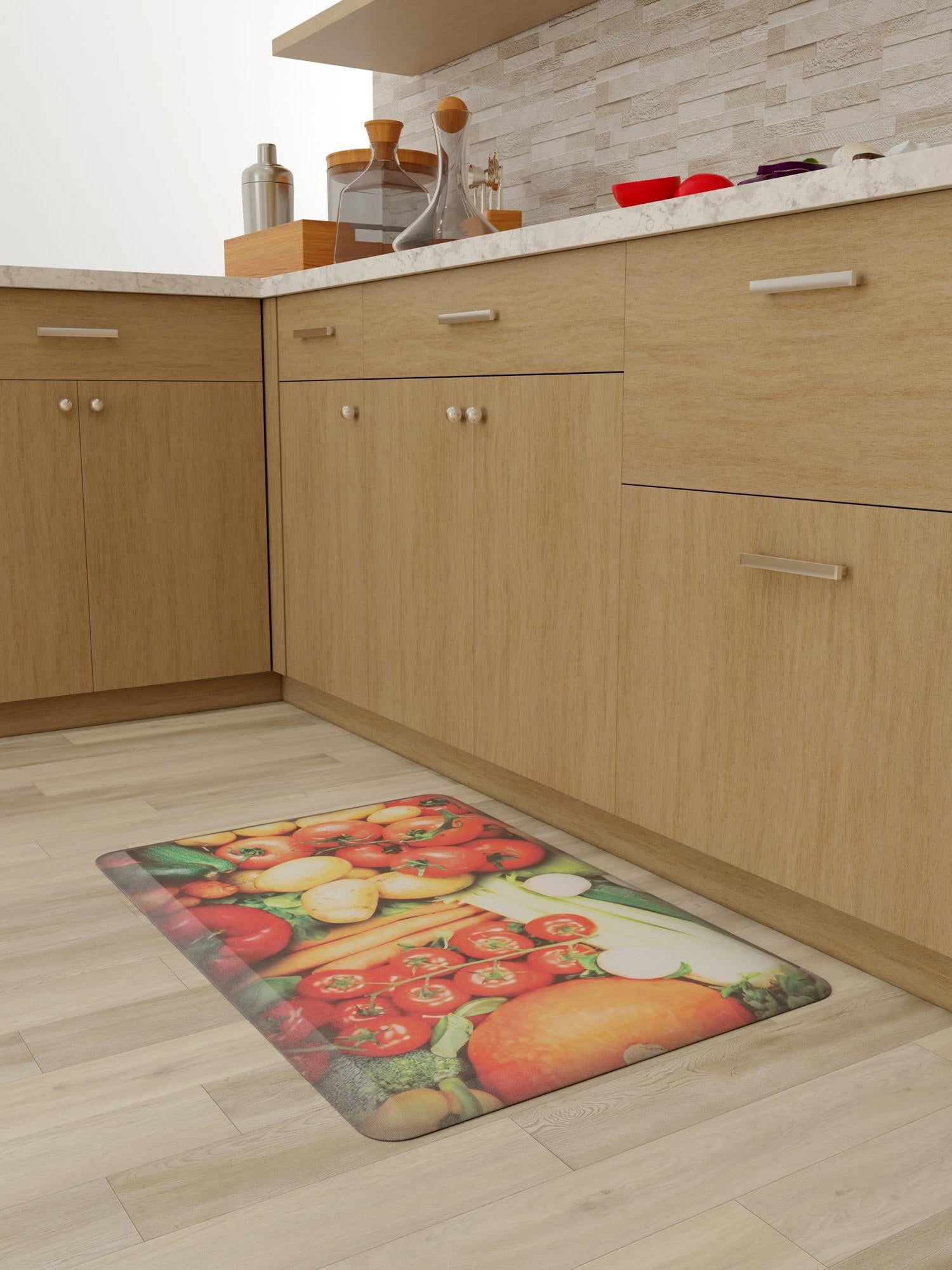 Anti-Fatigue Multicolor 2' x 3' Comfort Standing Mat  for Kitchen, Bath, Laundry Room, Office Colorful PVC Durable Non-Slip Water Resistant Spill Proof Rug Thick Rubber for Sale at Rug Engine