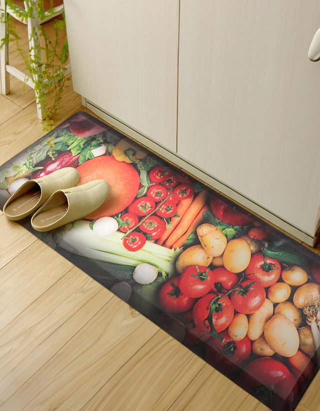 Anti-Fatigue Multicolor 2' x 5' Comfort Standing Mat for Kitchen, Bath, Laundry Room, Office Colorful PVC Durable Non-Slip Water Resistant Spill Proof Rug Thick Rubber for Sale at Rug Engine