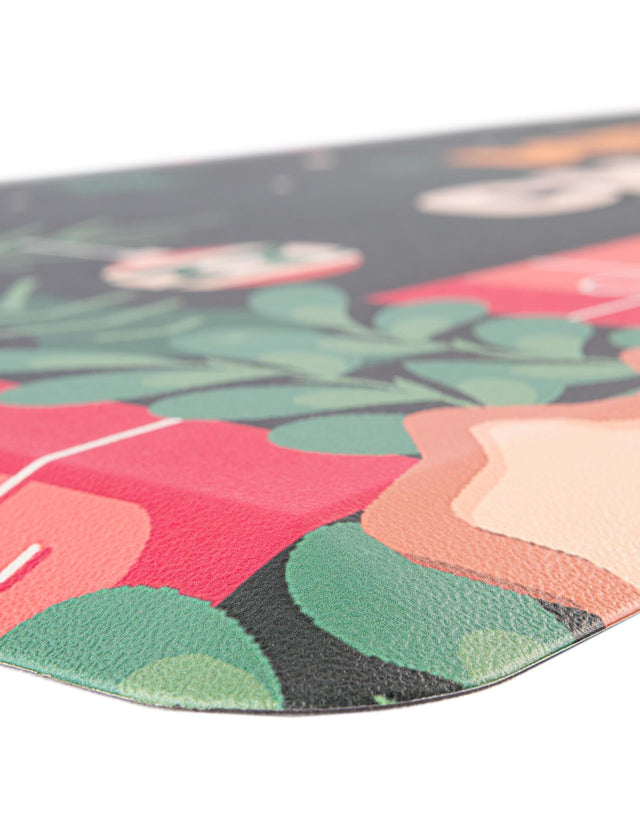 Seasonal Festive Anti-Fatigue Green 2' x 5' Comfort Standing Mat for Kitchen, Bath, Laundry Room, Office Colorful PVC Durable Non-Slip Water Resistant Spill Proof Rug Thick Rubber for Sale at Rug Engine