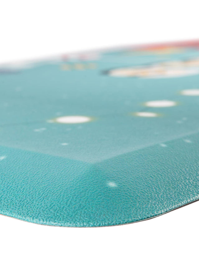 Seasonal Festive Anti-Fatigue Blue 2' x 5' Comfort Standing Mat for Kitchen, Bath, Laundry Room, Office Colorful PVC Durable Non-Slip Water Resistant Spill Proof Rug Thick Rubber for Sale at Rug Engine