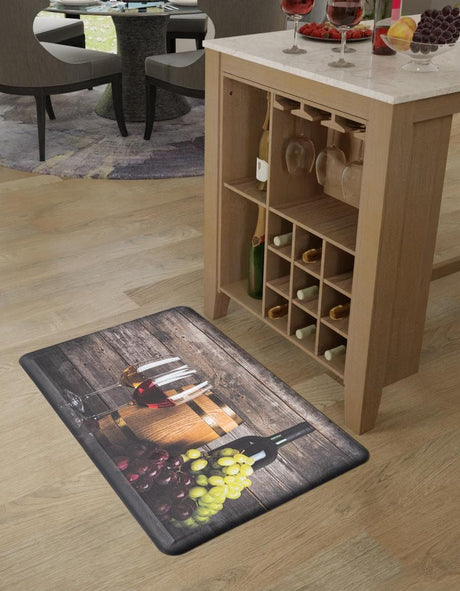 Anti-Fatigue Multicolor 2' x 3' Comfort Standing Mat  for Kitchen, Bath, Laundry Room, Office Colorful PVC Durable Non-Slip Water Resistant Spill Proof Rug Thick Rubber for Sale at Rug Engine