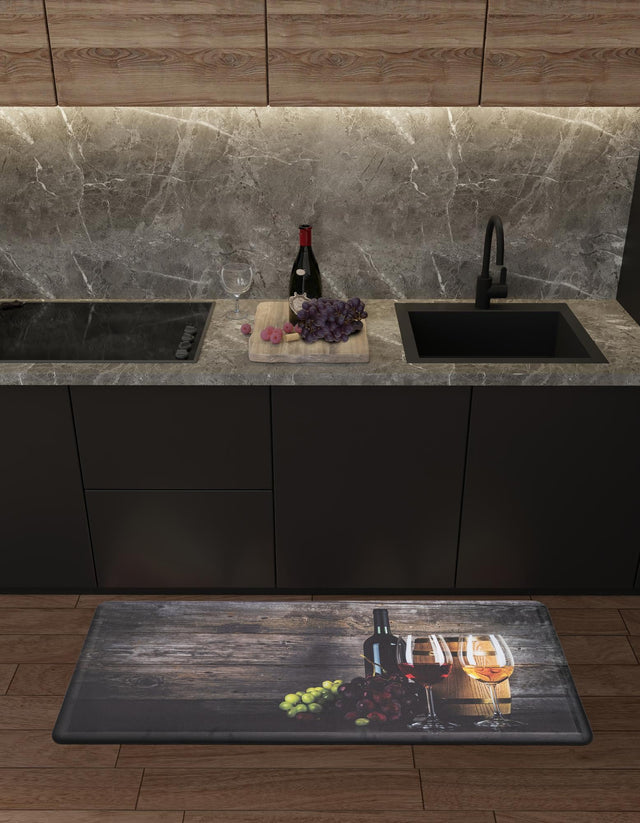 Anti-Fatigue Multicolor 2' x 3' Comfort Standing Mat for Kitchen, Bath, Laundry Room, Office Colorful PVC Durable Non-Slip Water Resistant Spill Proof Rug Thick Rubber for Sale at Rug Engine