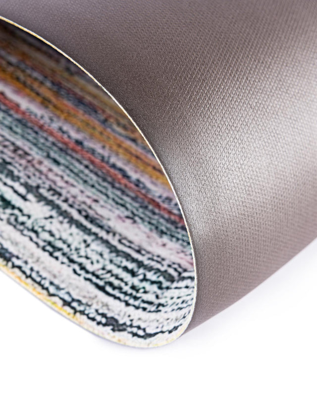 Anti-Fatigue Multicolor 2' x 3' Comfort Standing Mat Hearth Half-Round Semicircle Area Rug for Kitchen, Bath, Laundry Room, Office Colorful PVC Durable Non-Slip Water Resistant Spill Proof Rug Thick Rubber for Sale at Rug Engine