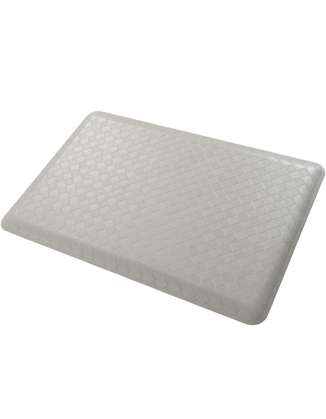 Anti-Fatigue Gray 2' x 3' Comfort Standing Mat for Kitchen, Bath, Laundry Room, Office Colorful PVC Durable Non-Slip Water Resistant Spill Proof Rug Thick Rubber for Sale at Rug Engine