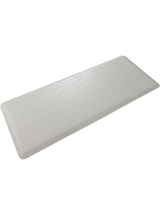 Anti-Fatigue Gray 2' x 5' Comfort Standing Mat for Kitchen, Bath, Laundry Room, Office Colorful PVC Durable Non-Slip Water Resistant Spill Proof Rug Thick Rubber for Sale at Rug Engine