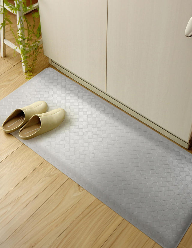 Anti-Fatigue Gray 2' x 5' Comfort Standing Mat for Kitchen, Bath, Laundry Room, Office Colorful PVC Durable Non-Slip Water Resistant Spill Proof Rug Thick Rubber for Sale at Rug Engine