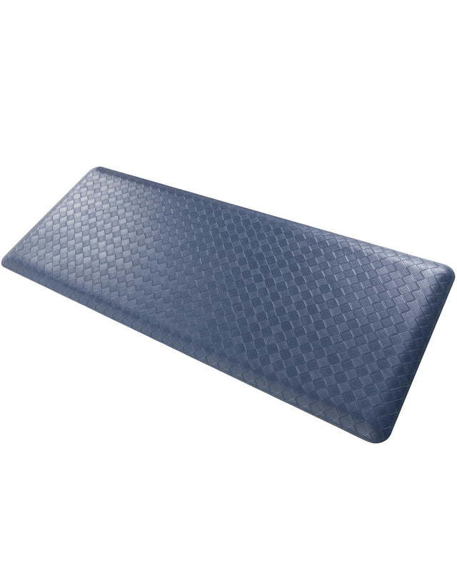 Anti-Fatigue Navy Blue 2' x 5' Comfort Standing Mat for Kitchen, Bath, Laundry Room, Office Colorful PVC Durable Non-Slip Water Resistant Spill Proof Rug Thick Rubber for Sale at Rug Engine