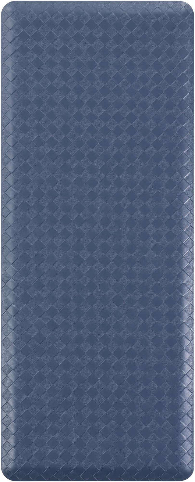 Anti-Fatigue Navy Blue 2' x 5' Comfort Standing Mat for Kitchen, Bath, Laundry Room, Office Colorful PVC Durable Non-Slip Water Resistant Spill Proof Rug Thick Rubber for Sale at Rug Engine