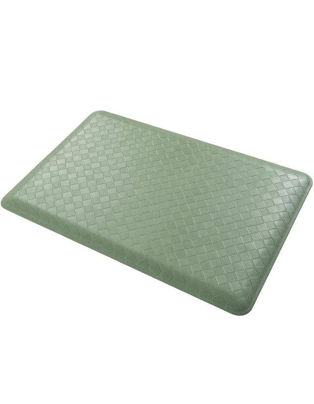 Anti-Fatigue Green 2' x 3' Comfort Standing Mat for Kitchen, Bath, Laundry Room, Office Colorful PVC Durable Non-Slip Water Resistant Spill Proof Rug Thick Rubber for Sale at Rug Engine
