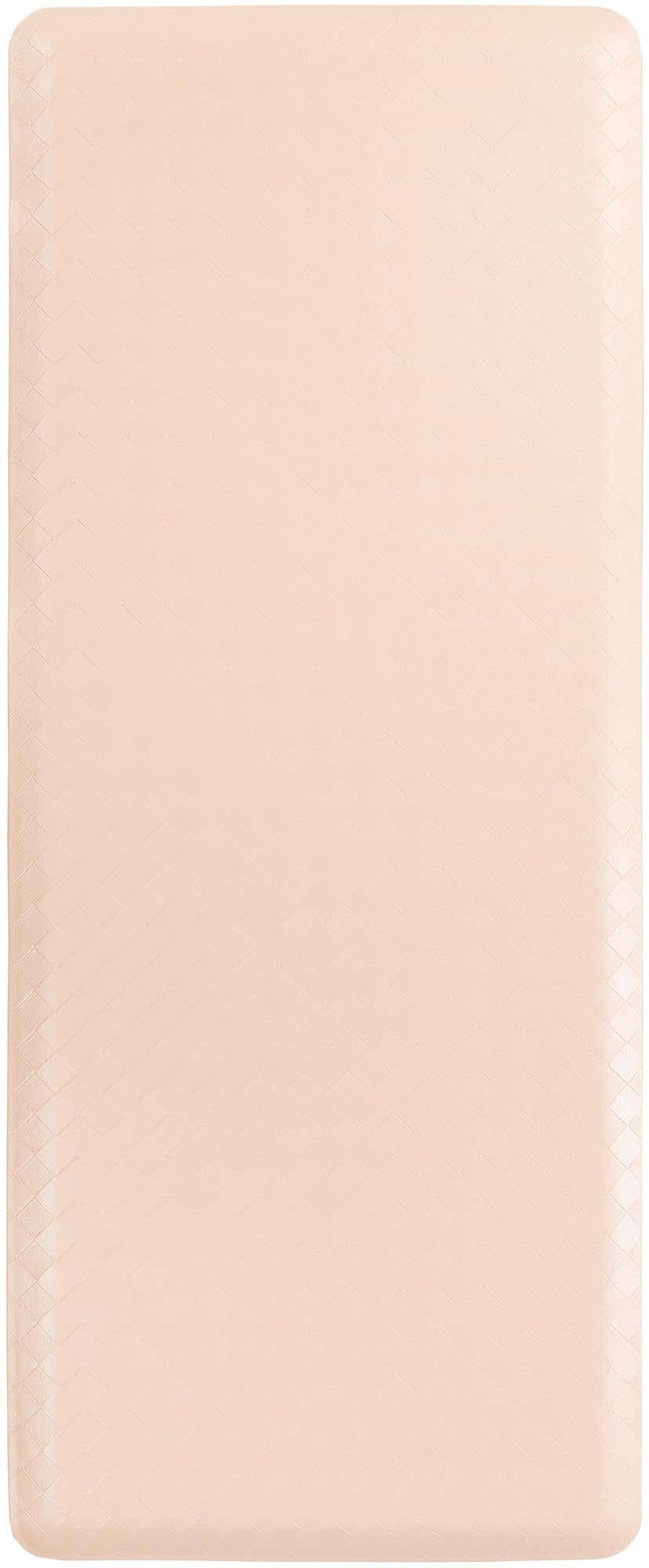 Anti-Fatigue Beige 2' x 5' Comfort Standing Mat for Kitchen, Bath, Laundry Room, Office Colorful PVC Durable Non-Slip Water Resistant Spill Proof Rug Thick Rubber for Sale at Rug Engine