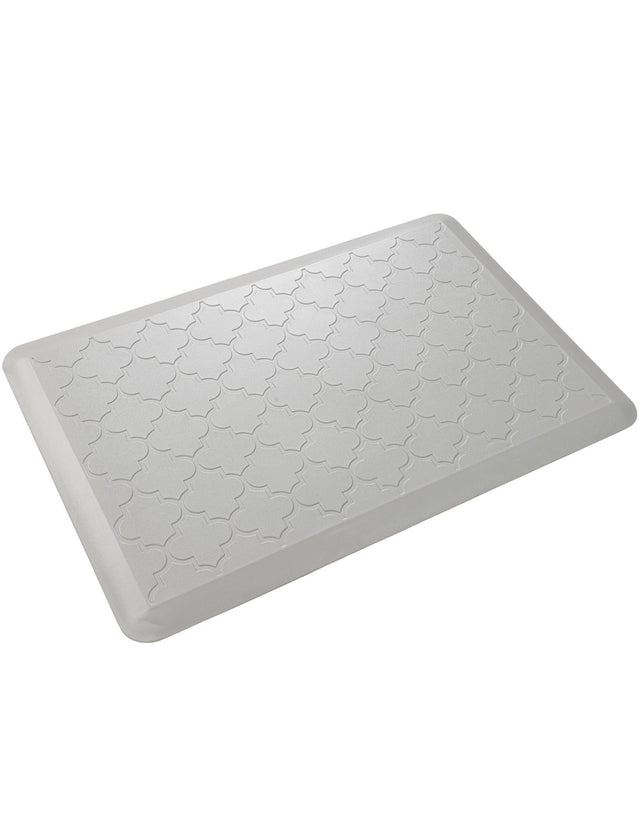 Anti-Fatigue Gray 2' x 3' Comfort Standing Mat for Kitchen, Bath, Laundry Room, Office Colorful PVC Durable Non-Slip Water Resistant Spill Proof Rug Thick Rubber for Sale at Rug Engine