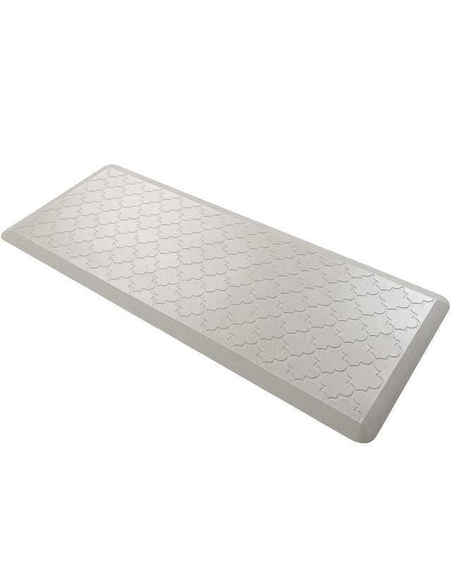 Anti-Fatigue Gray 2' x 5' Comfort Standing Mat for Kitchen, Bath, Laundry Room, Office Colorful PVC Durable Non-Slip Water Resistant Spill Proof Rug Thick Rubber for Sale at Rug Engine