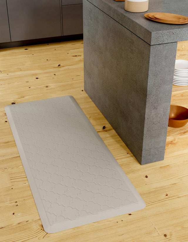 Anti-Fatigue Gray 2' x 5' Comfort Standing Mat for Kitchen, Bath, Laundry Room, Office Colorful PVC Durable Non-Slip Water Resistant Spill Proof Rug Thick Rubber for Sale at Rug Engine