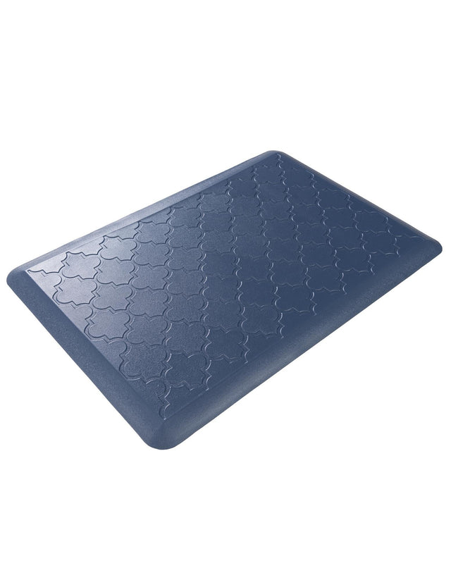 Anti-Fatigue Navy Blue 2' x 3' Comfort Standing Mat for Kitchen, Bath, Laundry Room, Office Colorful PVC Durable Non-Slip Water Resistant Spill Proof Rug Thick Rubber for Sale at Rug Engine