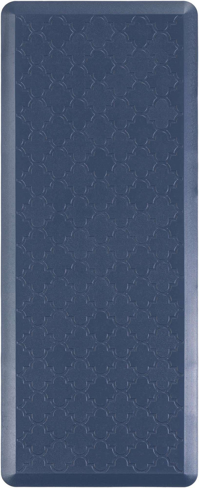Anti-Fatigue Navy Blue 2' x 5' Comfort Standing Mat for Kitchen, Bath, Laundry Room, Office Colorful PVC Durable Non-Slip Water Resistant Spill Proof Rug Thick Rubber for Sale at Rug Engine