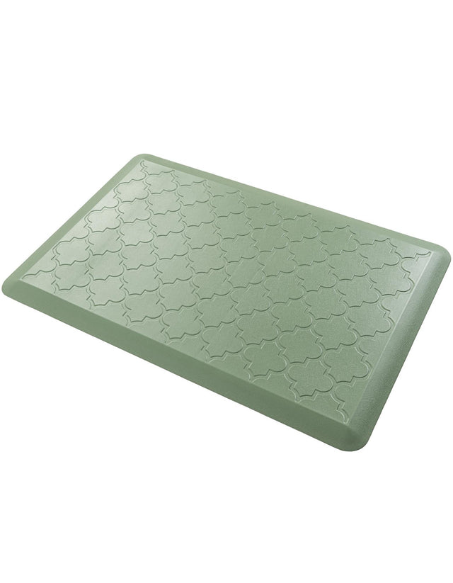 Anti-Fatigue Green 2' x 3' Comfort Standing Mat for Kitchen, Bath, Laundry Room, Office Colorful PVC Durable Non-Slip Water Resistant Spill Proof Rug Thick Rubber for Sale at Rug Engine