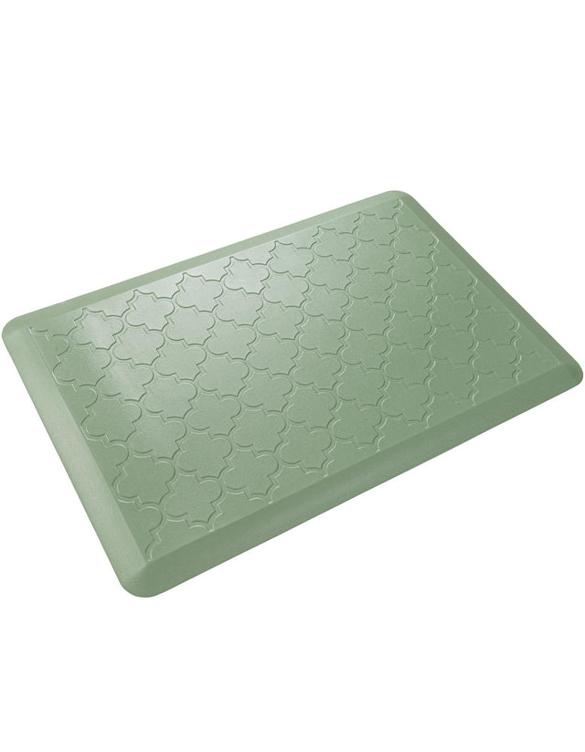 Anti-Fatigue Green 2' x 3' Comfort Standing Mat for Kitchen, Bath, Laundry Room, Office Colorful PVC Durable Non-Slip Water Resistant Spill Proof Rug Thick Rubber for Sale at Rug Engine